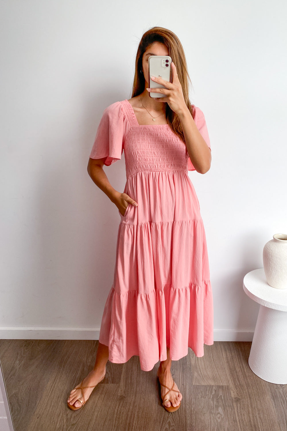 MW | Feminine Off-Shoulder Midikleid