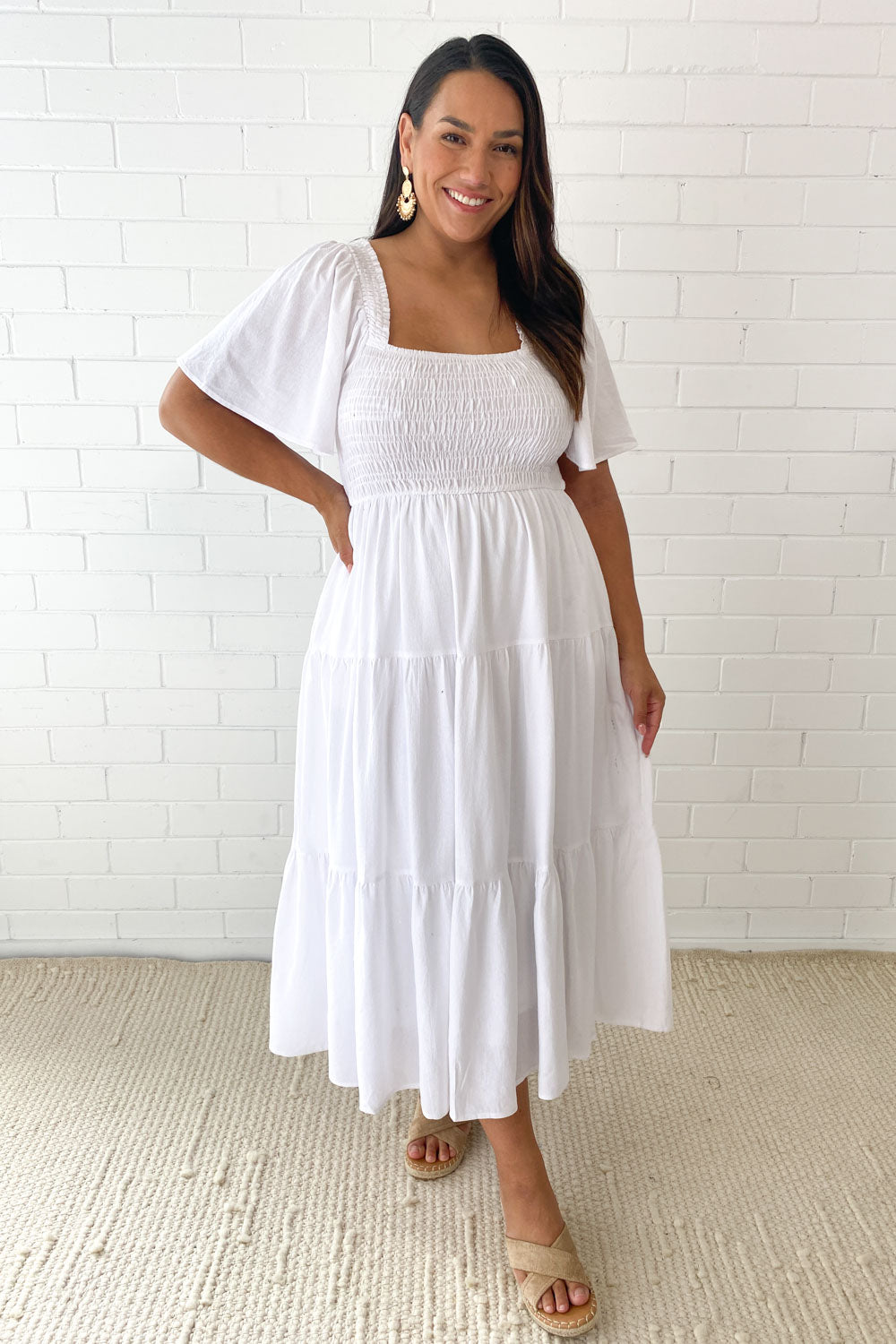 MW | Feminine Off-Shoulder Midikleid