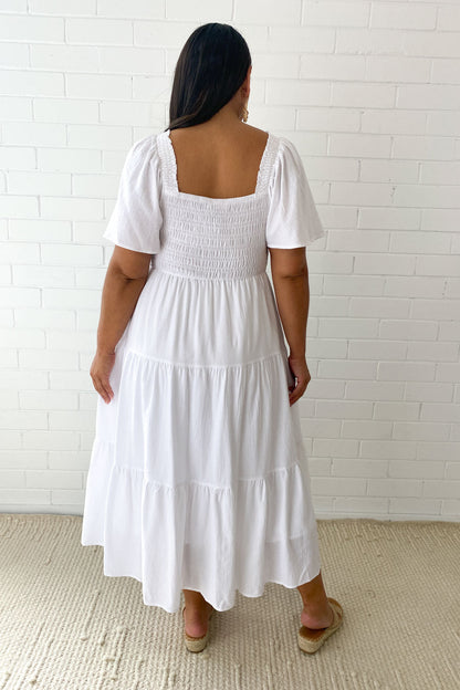 MW | Feminine Off-Shoulder Midikleid