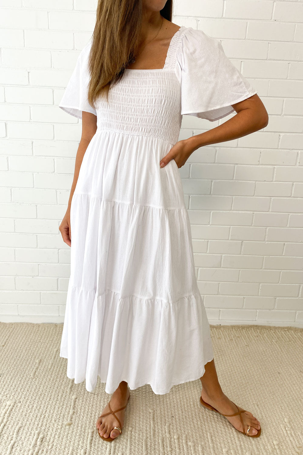 MW | Feminine Off-Shoulder Midikleid