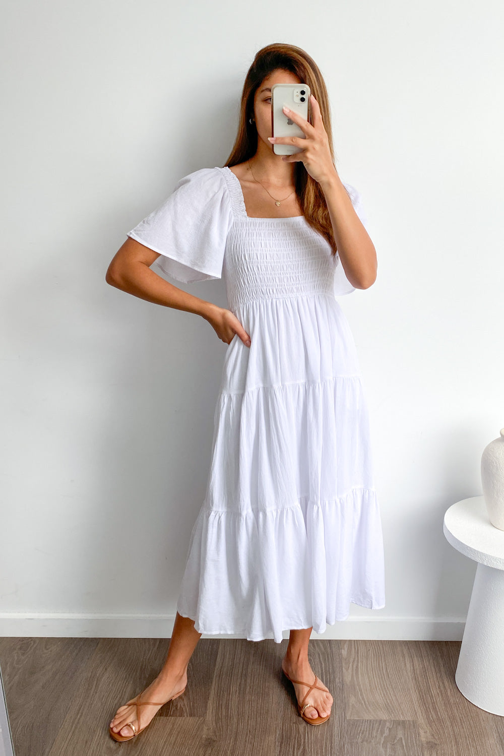 MW | Feminine Off-Shoulder Midikleid