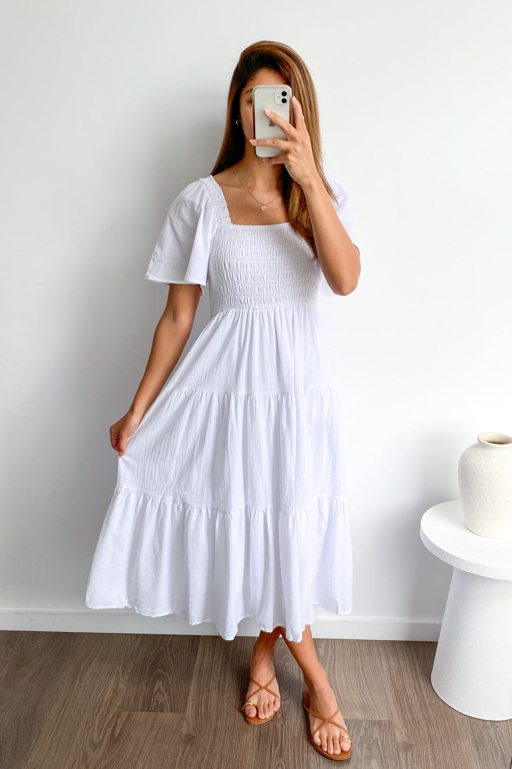 MW | Feminine Off-Shoulder Midikleid