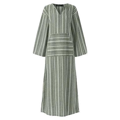 MW | Gestreiftes Maxikleid
