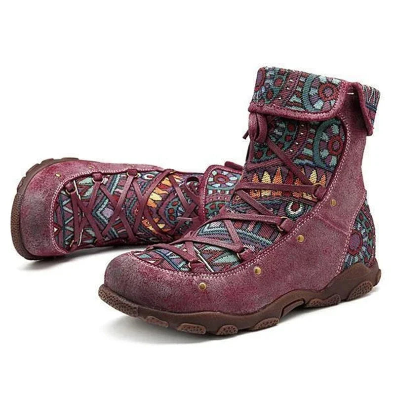 EM | Boho-Schnürstiefel