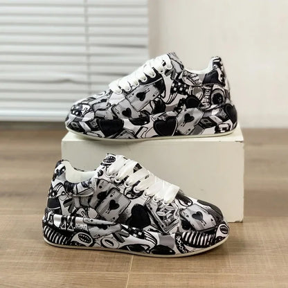 EM | Lebendige Turnschuhe im Graffiti-Stil