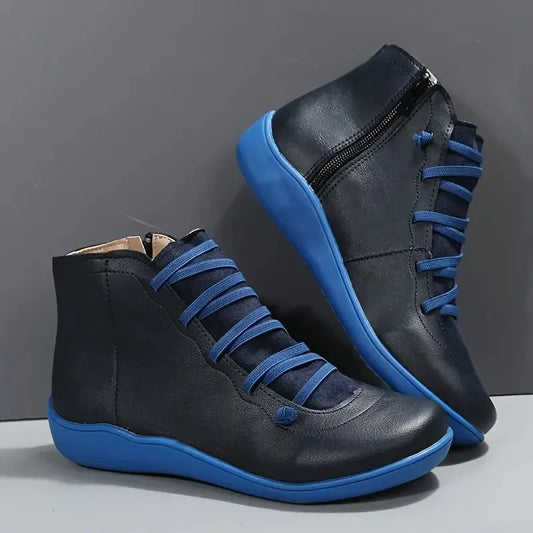 Stützende und stilvolle orthopädische Stiefel