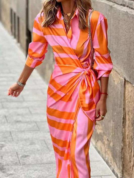 EM | Sommerkleid mit Schal und Halskette