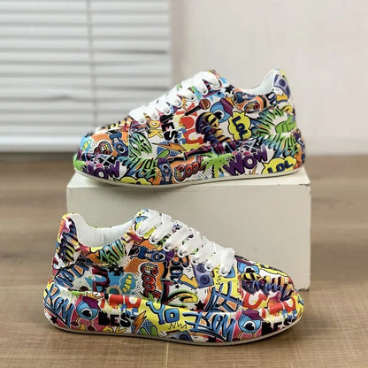 EM | Lebendige Turnschuhe im Graffiti-Stil