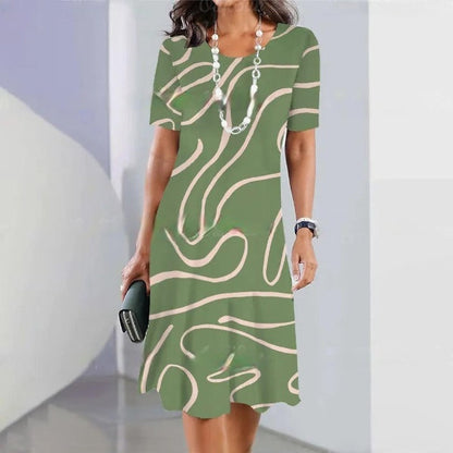 EM | Bedrucktes Midikleid