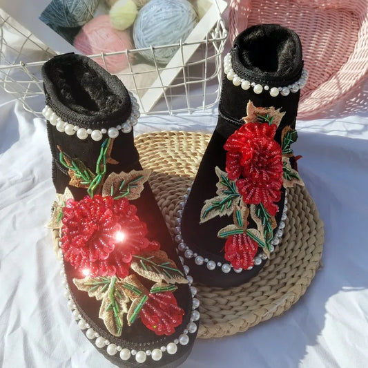 Elegante und stützende orthopädische Stiefel
