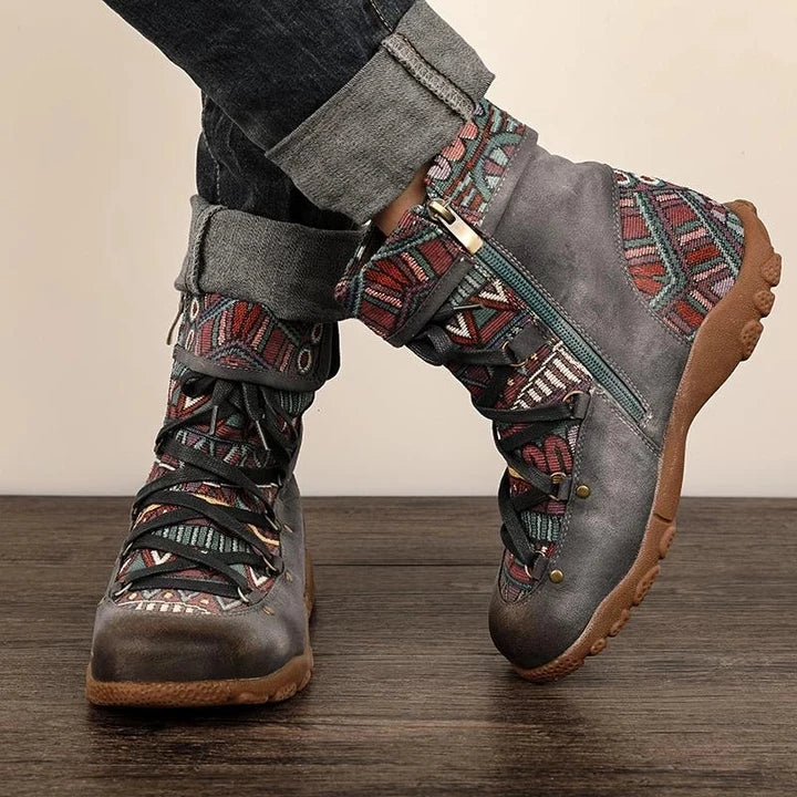 EM | Boho-Schnürstiefel