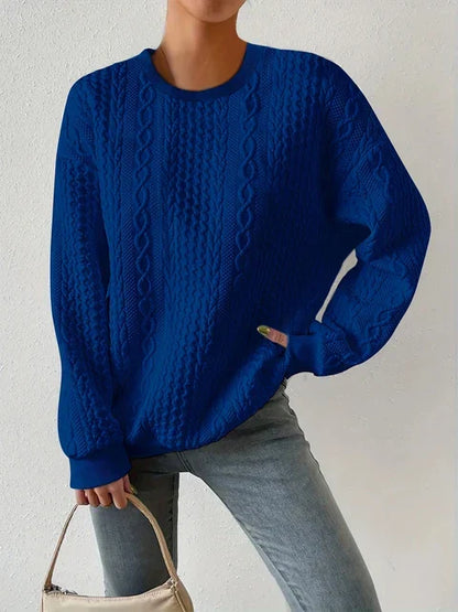 MW | Rundhalsausschnitt Sweatshirt mit langen Ärmeln