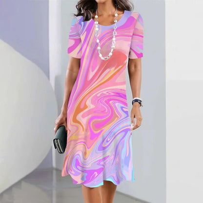EM | Bedrucktes Midikleid