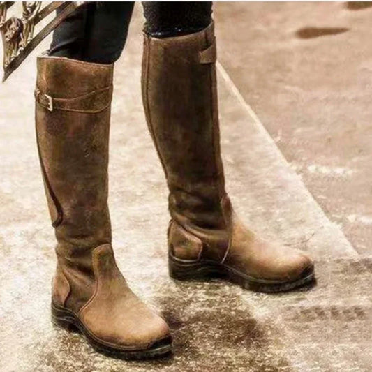 EM | Robuste kniehohe Lederstiefel