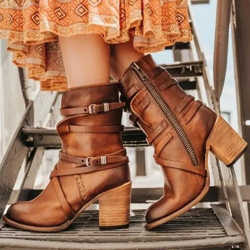 Stützende und stilvolle orthopädische Stiefel