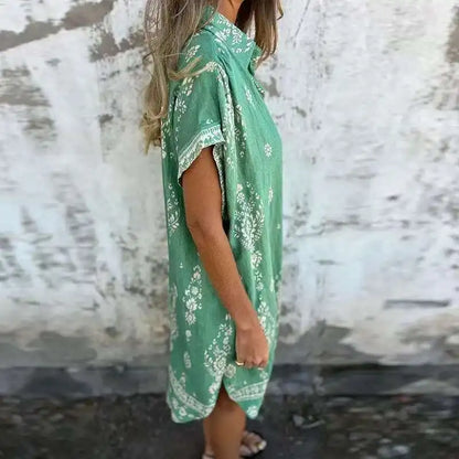 MW | Midikleid mit geknöpften Taschen