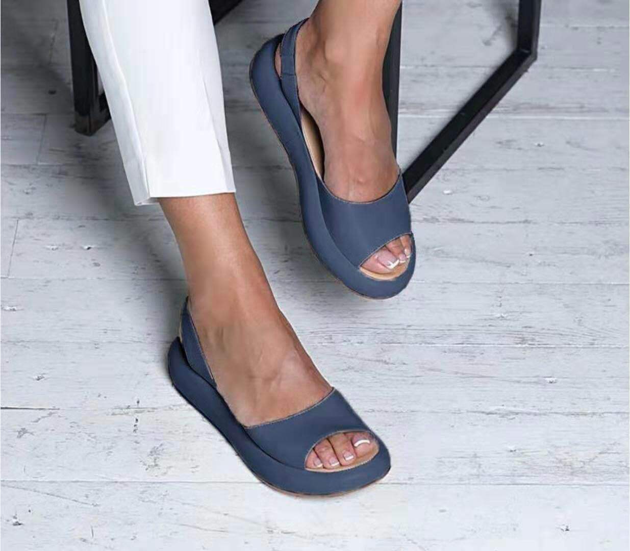EM | Flache Frühjahrs-Sommer-Sandalen für Frauen