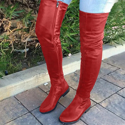 EM | Schlanke Over-The-Knee-Stiefel