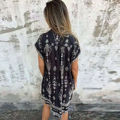 MW | Midikleid mit geknöpften Taschen