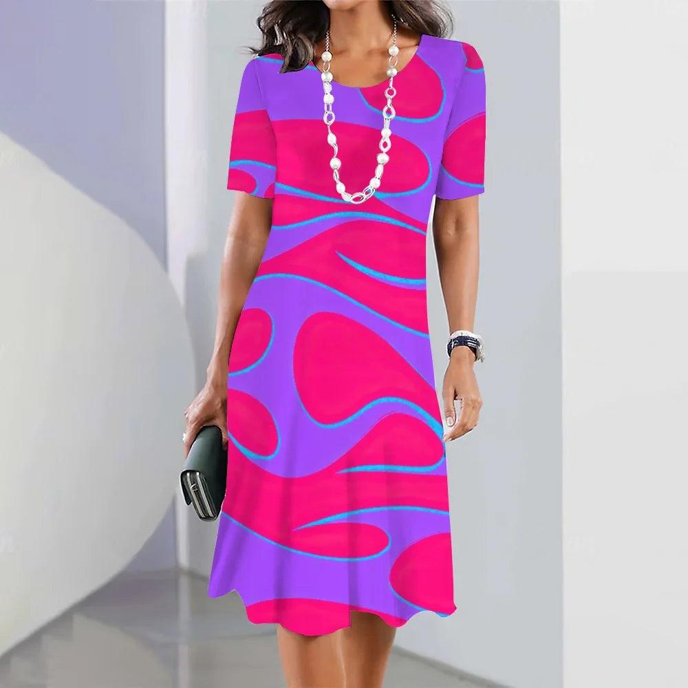 EM | Bedrucktes Midikleid