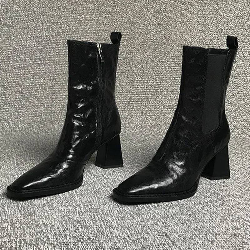 EM | Blockabsatz-Stiefeletten