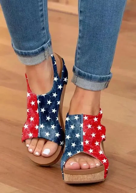 EM | Schicke Keilsandalen