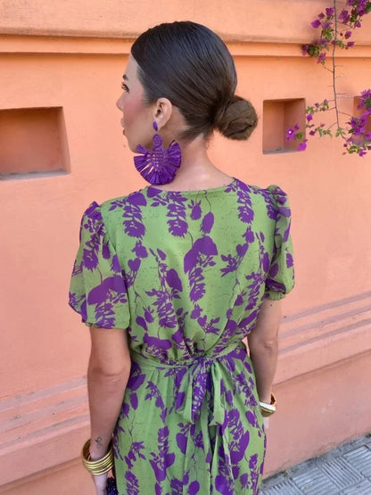 Aida™ - Gedrehtes Maxikleid mit Blumendruck für Damen