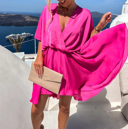 MW | Schickes Sommer-Minikleid mit hoher Taille