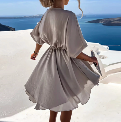 MW | Schickes Sommer-Minikleid mit hoher Taille