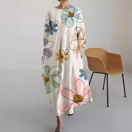 EM | Bedrucktes Maxikleid