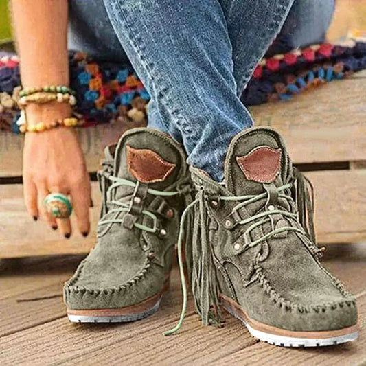 EM | Boho-inspirierte Freizeitstiefel