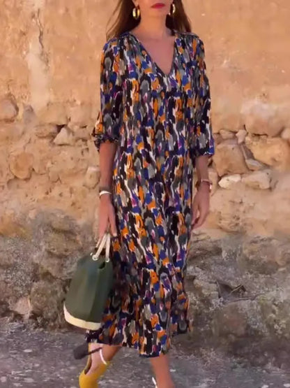 Alma - Freizeitkleid mit V-Ausschnitt