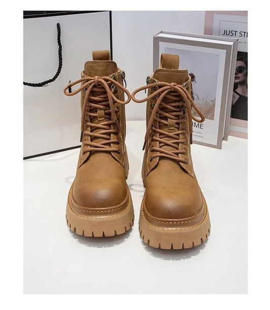 Stützende und stilvolle orthopädische Stiefel