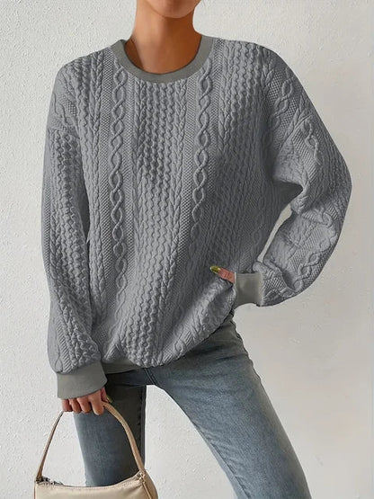 MW | Rundhalsausschnitt Sweatshirt mit langen Ärmeln