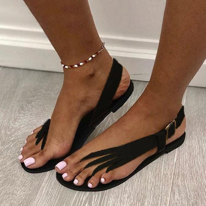 EM | Schicke flache Riemchensandalen