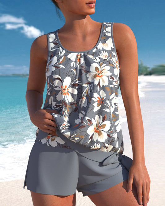 EM | Tankini mit Blumendruck