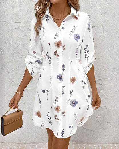 MW | Bedrucktes Modekleid mit Passform