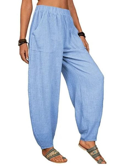 MW | Weite Leinenhose für Damen