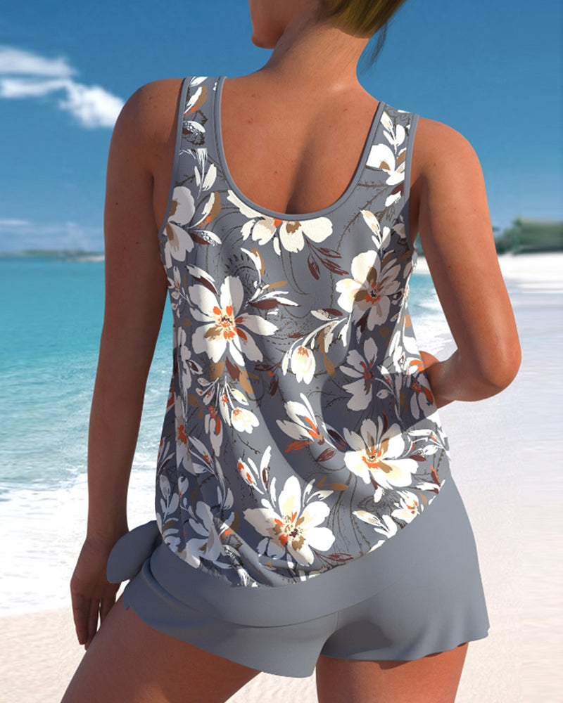 EM | Tankini mit Blumendruck