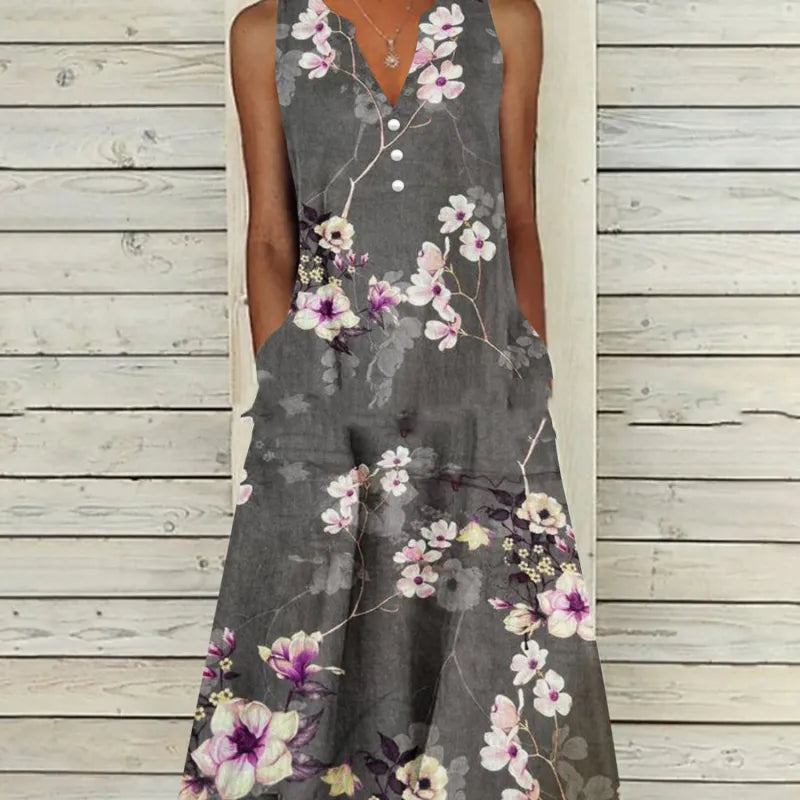 EM | Ärmelloses Maxikleid