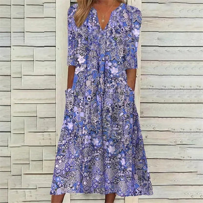 MW | Elegantes Sommerkleid mit Bauchbedeckung