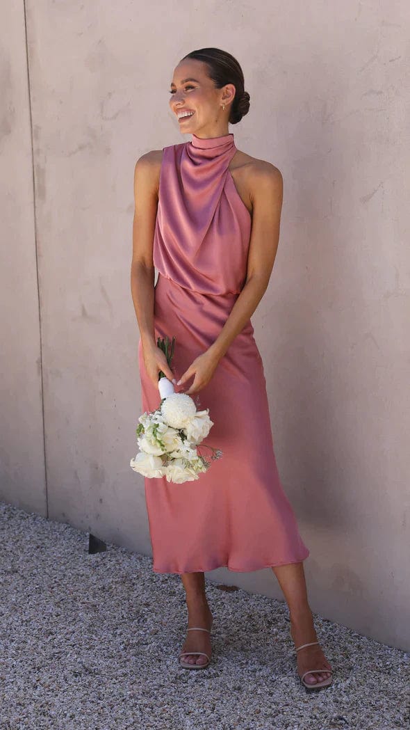 MW | Glänzendes langes Kleid