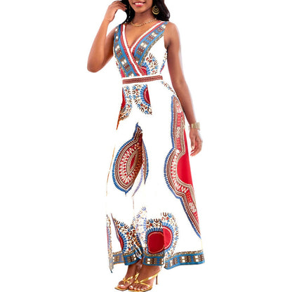 MW | Jumpsuit mit afrikanischem Druck im Dashiki-Stil