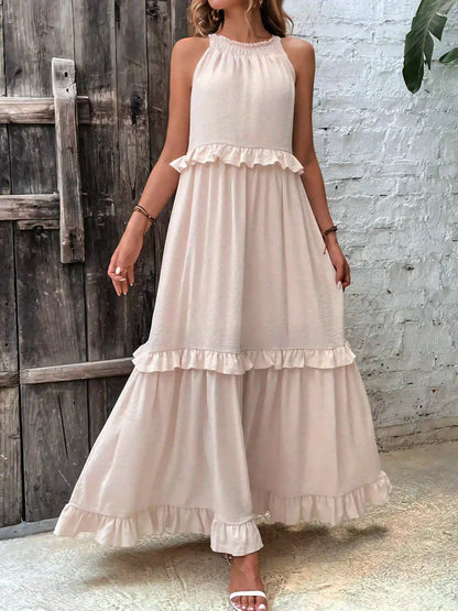 MW | Effortless Ruffle Maxikleid