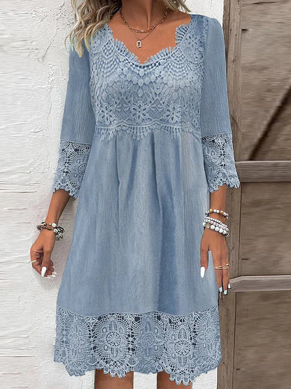 MW | Zeitloses Midikleid aus Spitze