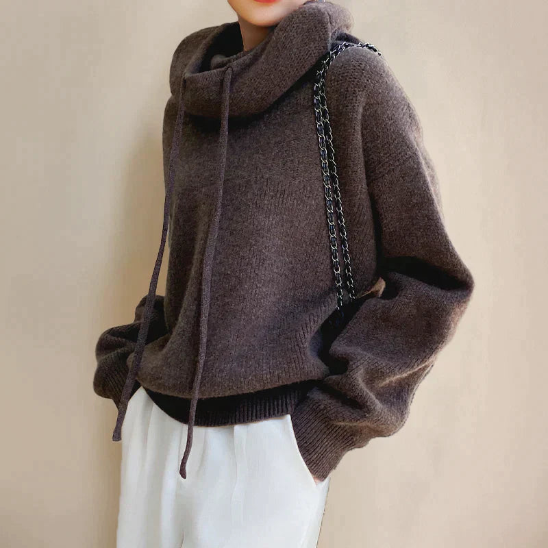 EM | Gemütlicher Pullover mit Kordelzug