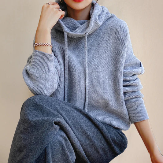 EM | Gemütlicher Pullover mit Kordelzug
