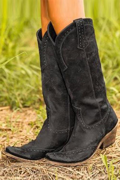 EM | Rustikale Western-Cowboy-Stiefel