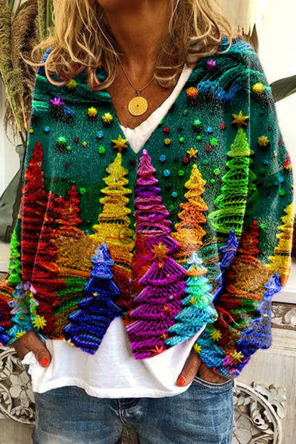 EM | Vintage Boho-Strickjacke