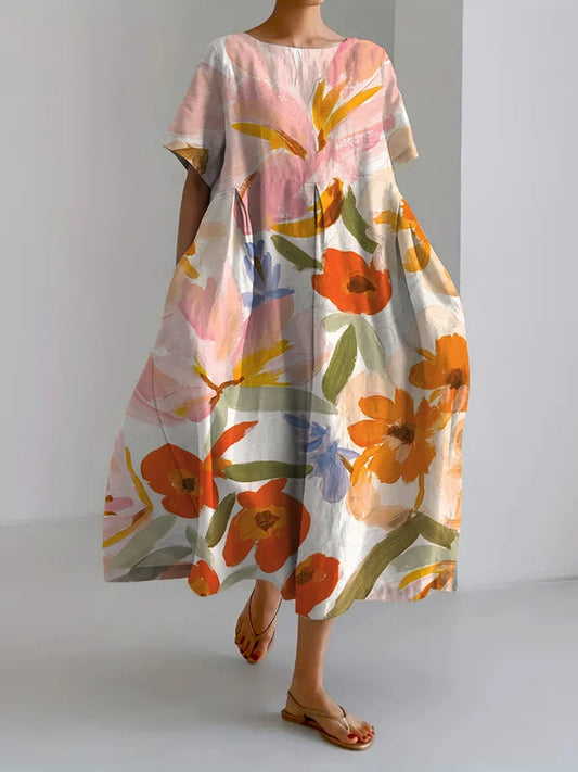 EM | Maxikleid mit Blumenmuster Lose